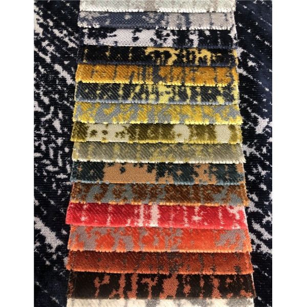Buy Anti Static Jacquard Sofa Fabric Hometextile Jacquard Velvet Upholstery Fabric at wholesale prices