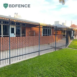 Child Safe Tubular Steel Fence Rounded Edges