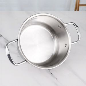Home Kitchen Stainless Steel Cookware Set 3pcs With Lid