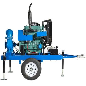 Quality Diesel Powered Water Pump Trailer Mounted Self Priming Pump Diesel Water Pumps for Irrigation for sale