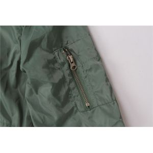 Lightweight Olive Green Polyester Childrens Parka Coats For Winter