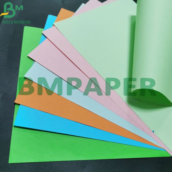 80g Smooth Surface Color Paper Premium Neon Colors Card Packing of Rolls 80g Smooth Surface Color Card Paper With Premium Neon Colors