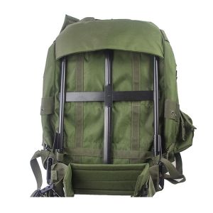 Unisex Oxford Outdoor Training Backpack With Metal Holder For Outdoor Exploratio