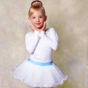 China Factory direct selling Girls long sleeve performance tutu dance costumes on sale