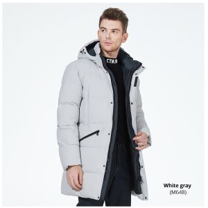 Size 46 - 56 Winter Jacket Men Packable Down Coat With Polyester Filling