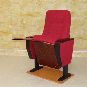 Removable Practical Folding Auditorium Seating , Anti Electrostatic Red Theater