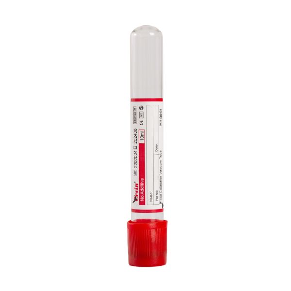 No Additive Plain Red Glass PET Plastic 1-10ml Serum Serum Biochemistry