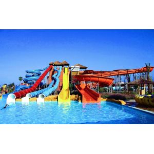 Water Park Aqua Play Professional Aquatic Fiberglass Slide