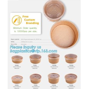 Eco Friendly, Oil Resistant, Salad Soup Rice Noodles Bowl, Bamboo Pulp,