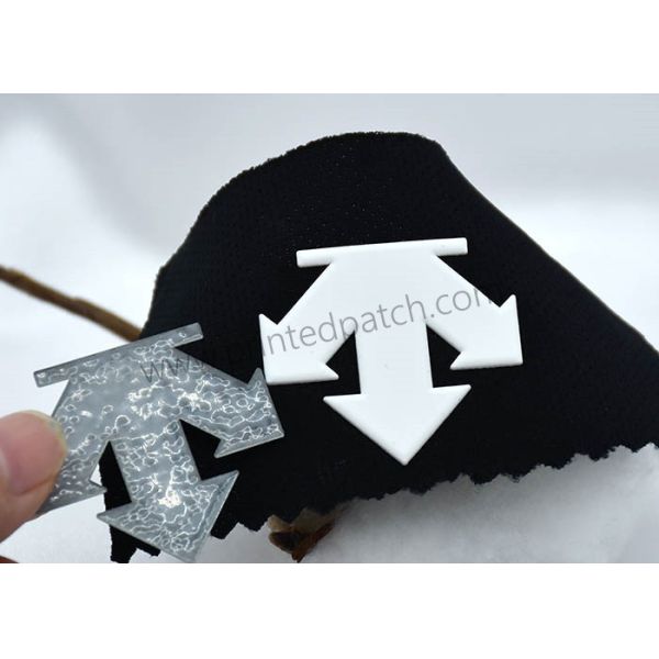 Buy OEM 3D Silicone Heat Transfer Clothing Labels OEKO-TEX Certification at wholesale prices