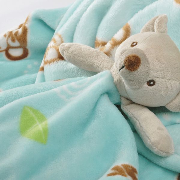Printing Flannel Fabric Blanket Fluffy Soft Koala Fleece Blanket