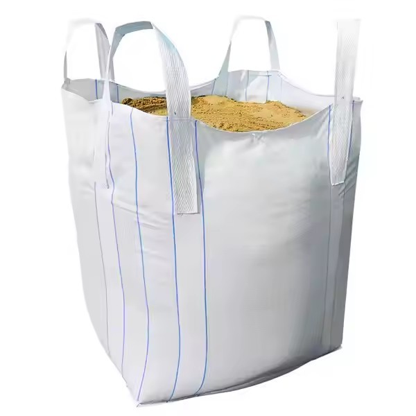 Buy 500kg Capacity PP Woven FIBC Bags Food Grade Big With Cross Corner Loop at wholesale prices