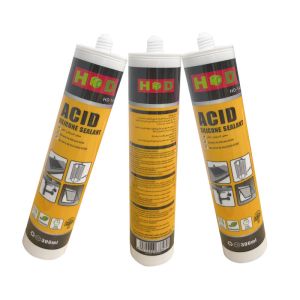 Acidic Transparent Glass Adhesive Glass Exhibition Stands Quick-Drying Sealant