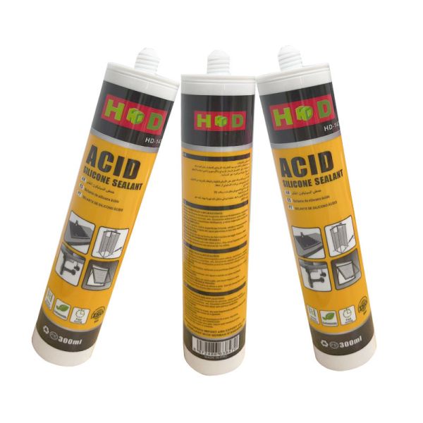 Buy Acidic Transparent Glass Adhesive Glass Exhibition Stands Quick-Drying Sealant at wholesale prices