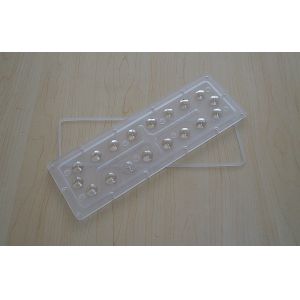 18W 90x90 Degree LED Reflector Lens / Led Optical Lens For Street Lighting