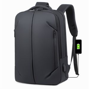Daily Unisex Fashion Lightweight Black Anti-Theft Waterproof Laptop Backpack