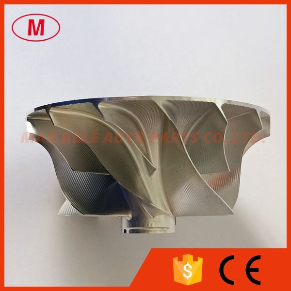 RHG8V 68.26/92.01mm 7+7blades point milling aluminum 2618/billet compressor wheel for 1144004577 IHI VIGK 1610 GIGA