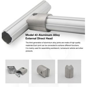 Quality Certified Fastener Karakuri Pipe Rack D28 Aluminum Tube Profile