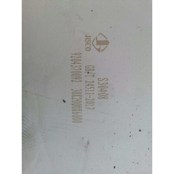 ASTM A240 AISI 304 S30408 SUS304 Stainless Steel Plate Inxo 304 Plate 1.4301 Plate 1000-3000mm Width