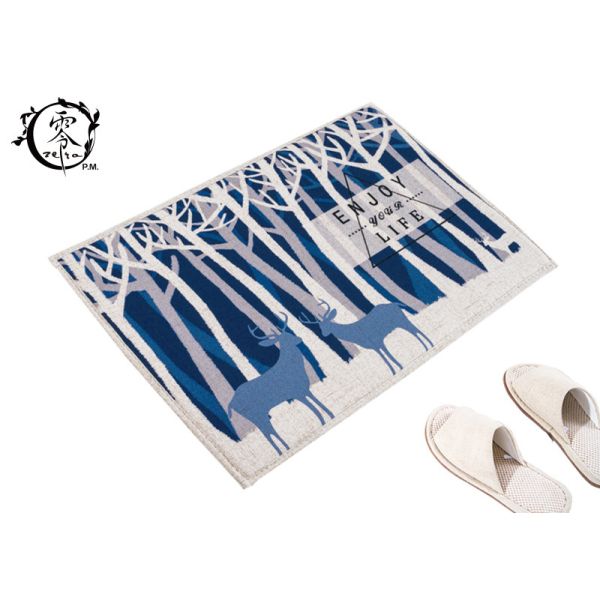 Christmas Deer Pattern Houseware Items Footmat Livingroom Area Decoration Rug in Four Different Sizes