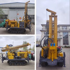 Crawler Type Hydraulic Water Well Drilling Rig For 3500-3800Nm Max Torque Of