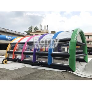 Outside PVC Inflatable Tennis Tent , Inflatable Arch Tent For Sports