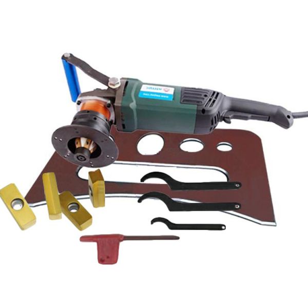 Handheld portable beveling machine curve straight line plate hole pipe multifunctional deburring radian steel plate cham