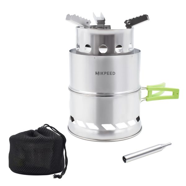 Buy 5.1"X7.7" SS Backpacking Stove Collapsible For Camp at wholesale prices