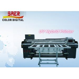 UV Printer Large Format 1.8m Hybrid UV Roll to Roll and Flatbed all-in-one