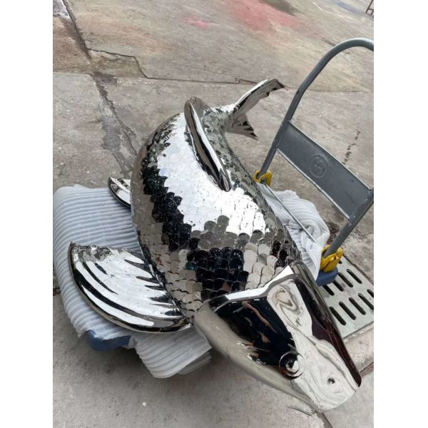 Buy Stainless Steel Abstract Sculpture , Modern Art , Garden Metal Artwork at wholesale prices