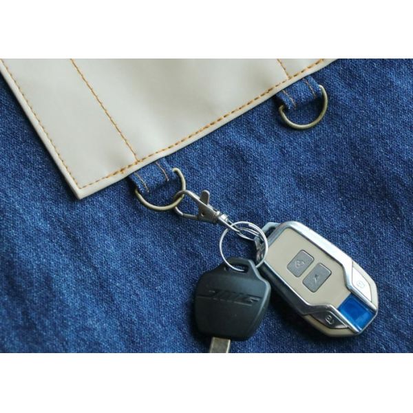 Buy Multifunction Kitchen Cooking Apron , 360gsm Jean Denim Cooking Apron at wholesale prices