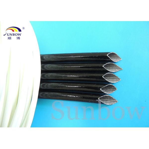 Buy Wiring harness colorful silicone resin fibeglass sleeving 10mm at wholesale prices