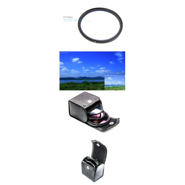 Camera Filter Kit UV CPL VND HD Camera Lens Filters With Super Coating And Glass
