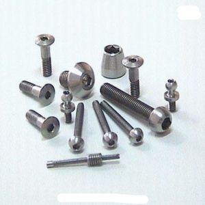 Gr.5 Titanium Fasteners Automobile Wheel Bolts And Nuts M14x80mm