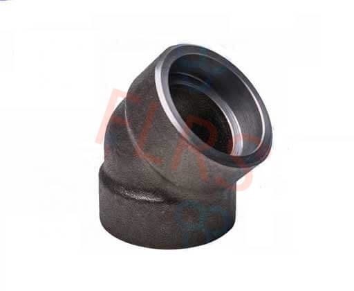 Buy ASTM A105 Hot Dip Galvanised Forged Pipeline Fitting Socket Weld Elbow Carbon Steel at wholesale prices