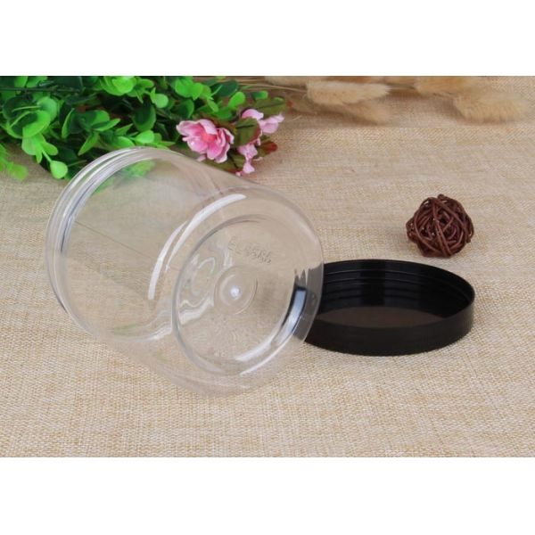 Custom Hard Round PET Clear Plastic Cylinder For Dry Food Packaging