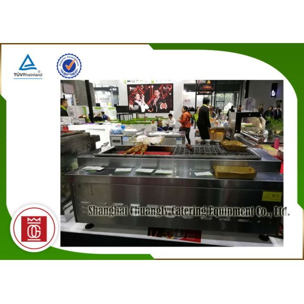 Customized Wood Cabin Commercial Barbecue Grills Electric Table Top Indoor Outdoor