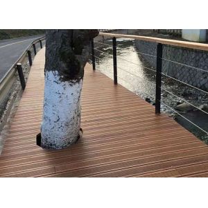 100% Natural Bamboo Deck Tiles Hardwood Style With 5 Years Warranty