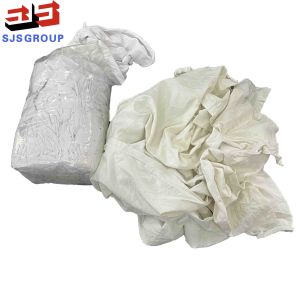 Marine Cleaning Strong Water Absorbency 10kg 100 Cotton White T Shirt Rags