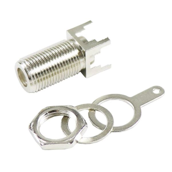 Buy Tower Type Female F 180 Coaxial Cable Connector at wholesale prices