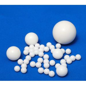 Industrial White PEEK Machined Parts Peek Valve Seat Abrasion Resistance