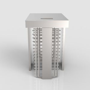 Hotel Fingerprint High Security Turnstile , Access Control IC Safety Swing Gates