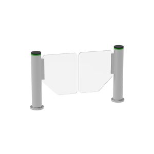 Self Closing Fastlane Swing Barrier Gate Cylindrical Speed Gate For Building