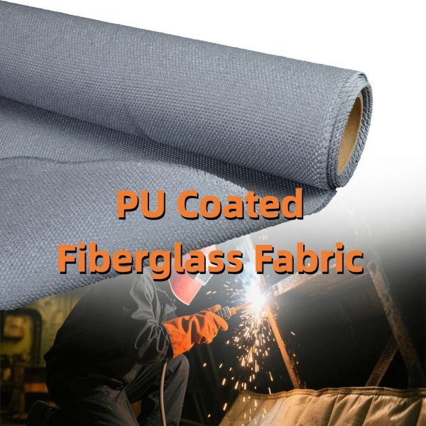 Buy Fireproof Fiberglass Cloth Welding Blanket with No Itch Blue/Black Color and 460 g/sqm Weight at wholesale prices