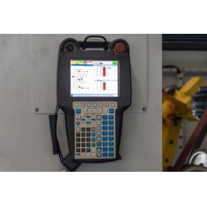 Door Handle Robot Buffing Machine Robotic Cell Metal Deburring Machine For Belt