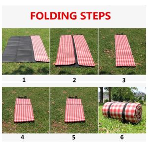 Polyester PEVA Outdoor Picnic Mat Waterproof And Moistureproof