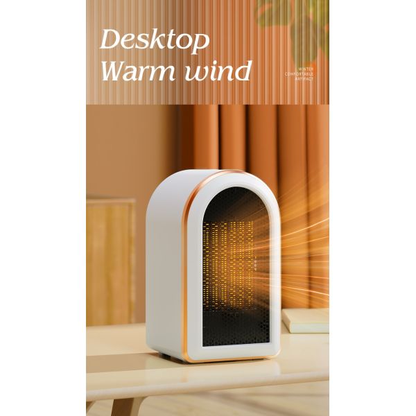 Silk Screen Printing Portable 1200W Electric Fan Heater for Home Space in Winter