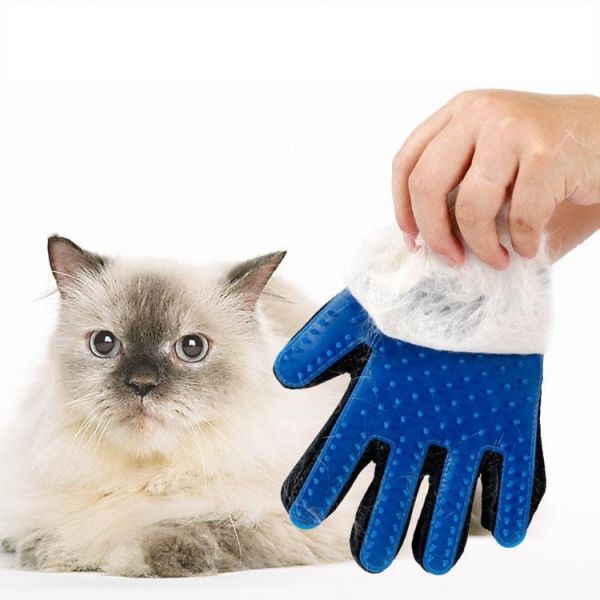 Dog Cat Customized Bathing Efficient Hair Romoval Massage Tool Silicone Glove