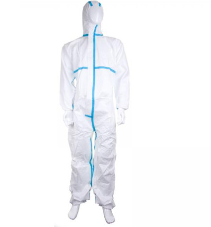 Buy Breathable Latex Free Disposable Protective Coverall Eco Friendly With Hood at wholesale prices