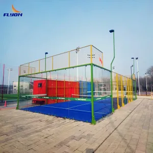 China Complete Synthetic Padel Tennis Court With Equipment on sale